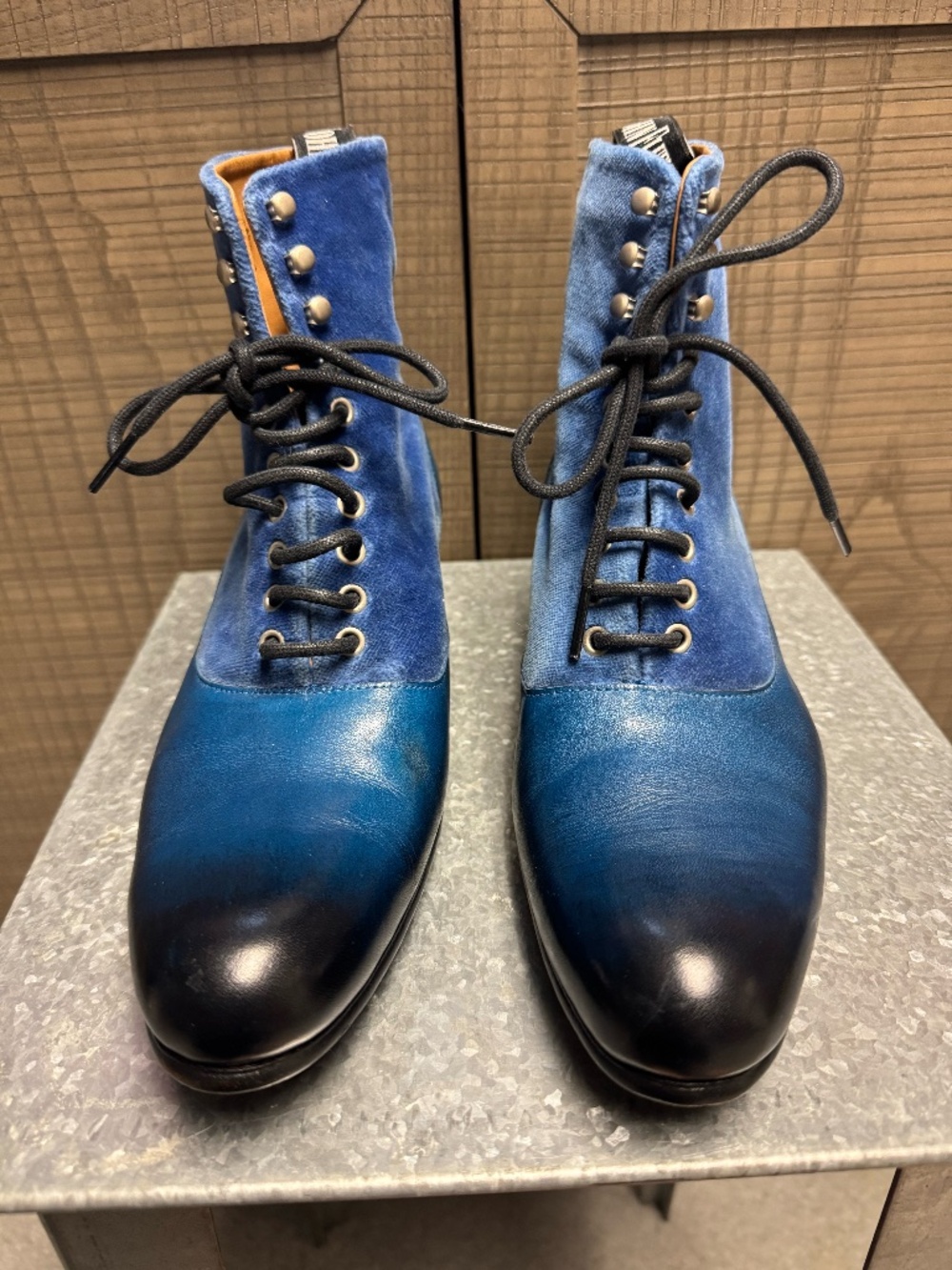 Fox & Fluevog Eugene Posh Lace-up Boots